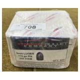 500ct 9mm 115 gr RN Lead Bullets
