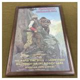 Remington Framed Gun Print