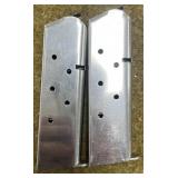 2 - Stainless 1911 6 rnd Magazines