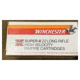 500 rnds Winchester Super-X .22 LR Ammo