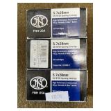 150 rnds FN 5.7x28 Ammo