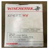 500 rnds Winchester .22 LR HP Ammo