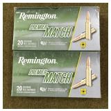 40 rnds Remington .308 Premier Match Ammo