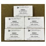 100 rnds Federal 7.62x51mm Ammo
