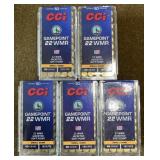 250 rnds CCI .22 Magnum Ammo