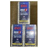 150 rnds CCI .22 Magnum HP Ammo