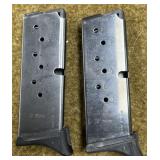 2 - Ruger 9mm 7 rnd Magazines