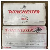 100 rnds Winchester .44 Magnum Ammo