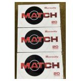 60 rnds Hornady 6.5 Creedmoor Match Ammo