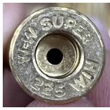 100ct New Western .225 Win Brass