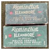 100 rnds Remington .38 Spl Police Ammo