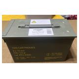 1000 rnds 9mm Ammo in Steel Can