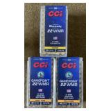 150 rnds CCI .22 Magnum Ammo