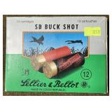 8 rnds S&B 12 ga Buckshot Ammo