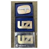 3 - Uzi Belt Buckles