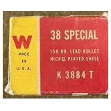50 rnds Winchester .38 Spl Ammo