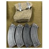 4 - Steel AK-47 30 rnd Magazines
