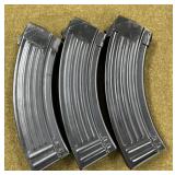 3 - Steel AK-47 30 rnd Magazines