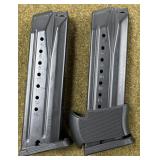 2 - Ruger SR9 9mm 17 rnd Magazines
