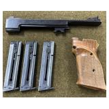 S&W Mod. 41 Barrel, Grips & 3 Mags
