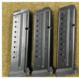 3 - Mec-Gar 9mm 10 rnd Magazines