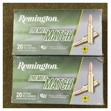40 rnds Remington .308 Premier Match Ammo