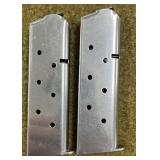 2 - Kimber 1911 Stainless Magazines