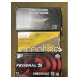 150 rnds .38 Special Ammo