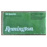 50 rnds Remington .38 Special Ammo