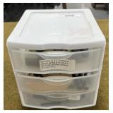 3 Drawer Storage Bin & Gun Items