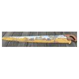 47" Painted Saw