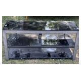 Glass Top Media Stand