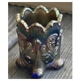 Carnival Glass Toothpick Holder