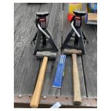 Hammers, Splitting Wedge, Jack Stands