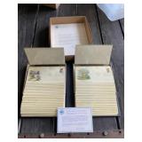 First Day Issue Birds & Flower Stamps