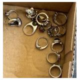 16 - Sterling & 925 Rings