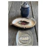 Ashtray and Pottery Jar