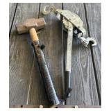Ratcheting Cable Come Along & Hammer