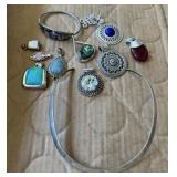 Sterling, 925 and Mexican Silver Jewelry