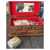 Jewelry Box and Contents