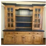 80" Custom 2 pc Stepback China Buffet