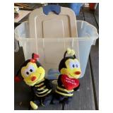Tote with Valentine Bees