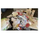Tote Full of Crafting and Ribbon