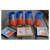 1776 Barware, Playing Cards, Ashtrays