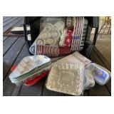 Tote Full of Aluminum Pans & Solo Cups