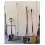 Lawn Tools and Fishing Rod
