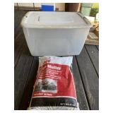 Tote with 20 lbs of Ice Melt