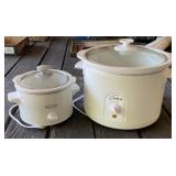 Small and Large Crock Pots