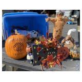 Tote Full of Fall Decorations