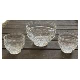 Pattern Glass Matching Bowls
